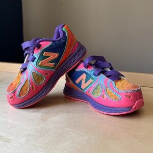 New Balance 890 V3 neon tie dye toddler sneakers shoes size 5.5